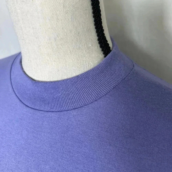 Vintage Sparkly Utah Mtn Landscape 1993 Tee T-Shirt Deadstock Purple Women’s M - Picture 7 of 15